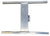 Custom 5 Lug R & P Aluminum Trailer Spare Tire Wall Mount Bracket 16" stud spacing (STC-AH-16-KIT)