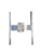 Custom 5 Lug R & P Aluminum Trailer Spare Tire Wall Mount Bracket 16" stud spacing (STC-AH-16-KIT)