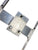 Custom 5 Lug R & P Aluminum Trailer Spare Tire Wall Mount Bracket 16" stud spacing (STC-AH-16-KIT)