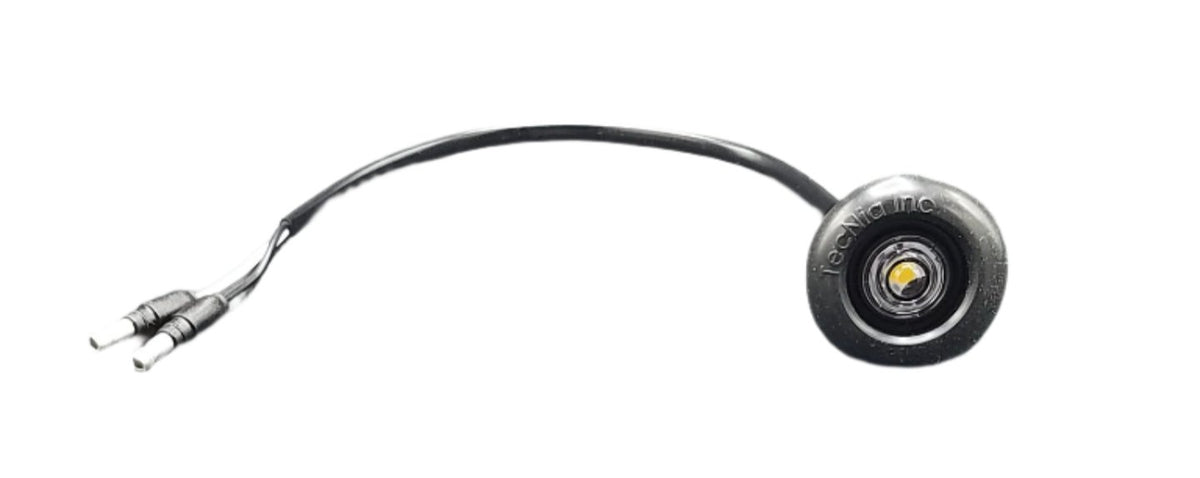 Telaio Portatarga Tecniq L31-WB00-1 Con Luce LED – Nero, Posteriore Pieno