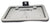 Tecniq License Plate Bracket Full Back w/1 LED Light Black Frame (L31-WB00-1)