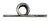 Sure-Trac Ramp Spring Left Side Fits 1" Shaft 6.75" End to End 3" Wide (ST9437LS )