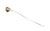 3/4" Round Amber Marker Light Amber Lens 7" Lead DOT Approved (34AML)