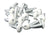#10 Head 3/4" Truss Octa Drive T-3 Bit Self Tapping Cargo Screw Plated G2 AND PAINTED 9000 WHITE (1034TOT3-G29000X20)