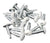 #10 Head 3/4" Truss Octa Drive T-3 Bit Self Tapping Cargo Screw Plated G2 AND PAINTED 9000 WHITE (1034TOT3-G29000X20)