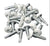 #10 Head 3/4" Truss Octa Drive T-3 Bit Self Tapping Cargo Screw Plated G2 AND PAINTED 9000 WHITE (1034TOT3-G29000X50)
