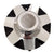Black Series 06 Center Cap Cover 16" 7 Spoke Trailer Rim Tire Hi-Spec Wheel (90092B)