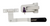 White Swivel Cam Bar Trailer Latch Handle Door Cambar Cargo W/ White Lock (SCB-W2F-WHT)