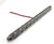 (T10-RT00-1) 15" Low Profile Red Light Tint Smoked Len LED Stop Turn Tail RV Trailer Truck