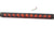 (T10-RT00-CHROME-KIT) 15" Low Profile Red Light Tint Smoked Len Chrome Kit LED Stop Turn Tail RV Trailer Truck