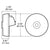 Peterson Round Amber LED Clearance/Marker Light Truck Trailer RV (193A)