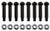 8 KIT 3500# Trailer Axle Spring Shackle Grease Type Eye "wet" Bolt 9/16 x3 (FA-7-187-KITx8)