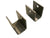 TWO - Steel Hangers 2" Wide 3.090" Height 3" Long Trailer Axle Leaf Spring 1.75" Wide(H-3.090X2)
