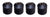 4x 3/4" Rubber Trailer Spring Bushing, Dexter 10K GD 2-1/2" wide 2" OD (014-112-00-4)