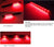 15" Jammy Red Clear Hi Mount Center ID Bar 11 LED Stop Turn Tail Light Trailer Truck (J-5354-RC)