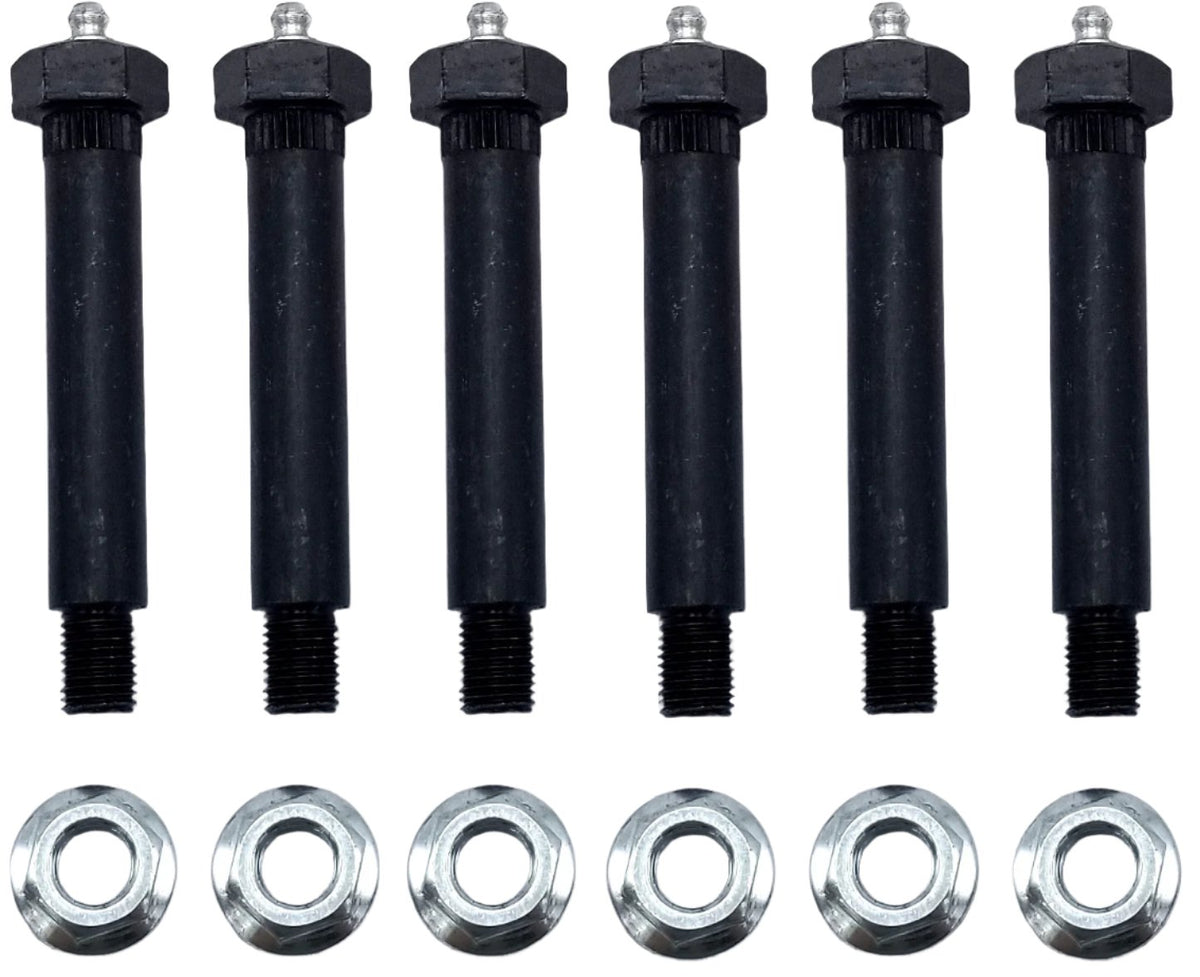 6 Trailer Axle Leaf Spring Shackle Bolt Grease Eye Wet Bolt 9/16 x