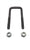 2-1/8 x 5-3/8 Square U-bolt Trailer Axle Suspension 1/2" Diameter w/ Nuts (32443-KIT)