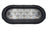 2 - Maxxima Low Profile White LED 6" Oval Reverse Cargo Flush Surface w/grommet (M63350 + M50607-LOTOF2)