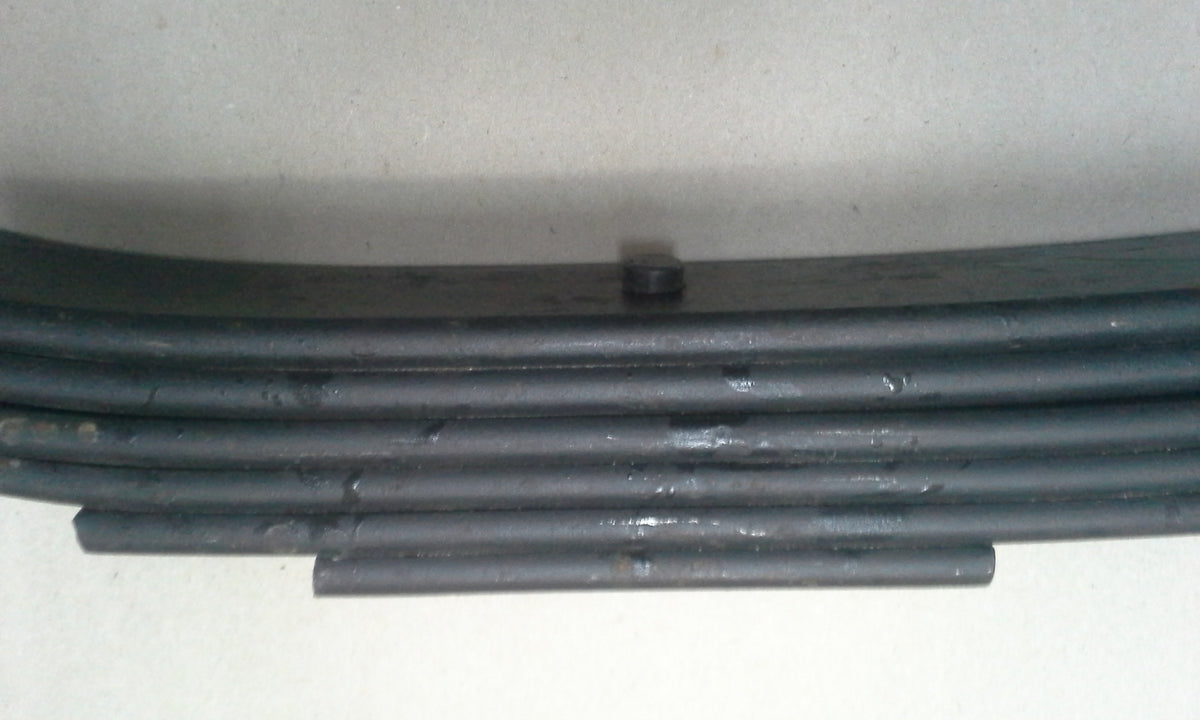 Spring, slipper, 4500# 2.0 wide, x30 9000# axle, 6 Leaf, 5/8