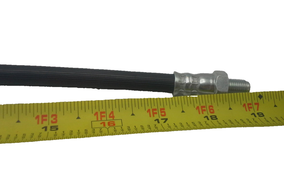 Hydraulic Brake Hose with straight MA & FM Fittings 187/8 Long, DEM