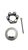 #42 Spindle, Torsion axle, with Spindle Hardware (SP-T60FBZ-KIT)