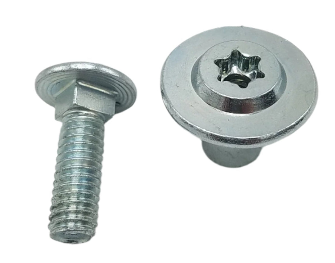 Trailer Door Carriage Bolt 5/16 18 x 1 Barrel + Torx Nut Latch Hinge