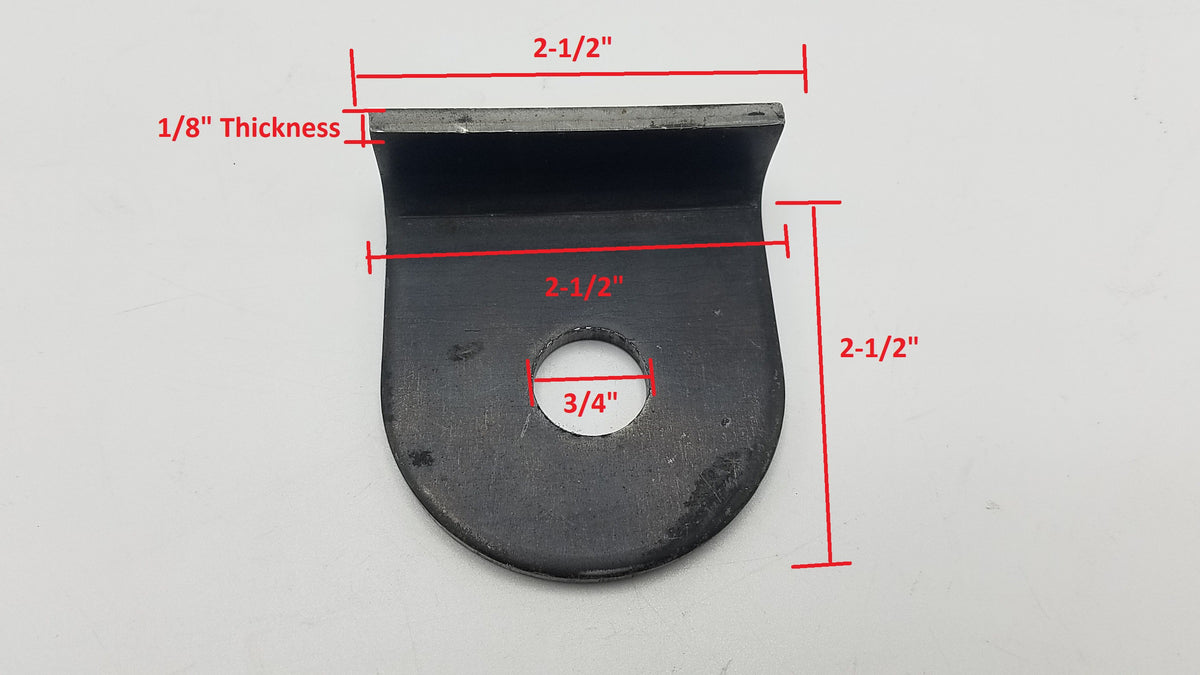 WeldOn Bullet steel 3/4" Marker Light Bracket For trailers (LB34BRA