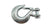 Clevis Slip Hook, 3/8", W/Latch for HL35, 16,200 lb, Zinc, Grade 43 (CH05)
