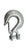 Clevis Slip Hook, 3/8", W/Latch for HL35, 16,200 lb, Zinc, Grade 43 (CH05)