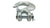 Clevis Slip Hook, 3/8", W/Latch for HL35, 16,200 lb, Zinc, Grade 43 (CH05)