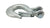 Clevis Slip Hook, 3/8", W/Latch for HL35, 16,200 lb, Zinc, Grade 43 (CH05)
