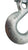 Clevis Slip Hook, 3/8", W/Latch for HL35, 16,200 lb, Zinc, Grade 43 (CH05)