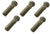 FIVE - 1/2"-20 x 1.75" Press-In Trailer Wheel Stud (32498U-5)