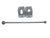 Trailer Cargo Door Hold Back Catch Camper 10" grey (DHB-10G-KIT)