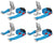 Erickson E-Track Wheel Tie-Down Strap with Roller Idler and Ratchet - 2 x 12' - 1,100 lbs (EM58523-LOTOF4)