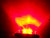 1 - Jammy 1 x 2.5 Oval Red LED Marker Light Truck Trailer RV White Base (J-515-RW)