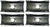 4 x Trailer axle spring seat perch 3"axel tube 5200# 6000# 7000# mount Pad (SP-3-LOTOF4)