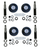 TWO (2) Build Your Own Trailer Axle Kit 3500# SQUARE Spindle Idler Hub 5x4.5 (BYOAK-84-H545-SQx2)