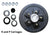 10"x 2.2" Trailer Axle brake hub drum 3500# Axel 5x4.5" Camper ALKO Fits Dexter (94545-1-KIT)