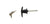Bauer Rivet Mount Clockwise Locking T Handle 1 3/4" Shaft T-303 Trailer Hatch (HT303B)