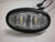 10 - 2" White Clear Oval Frosted Lens LED Clearance Marker Trailer Truck Light (HD21002SMDWC-FL-LOTOF10)