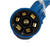 7 Way Molded 8' Trailer Wire Light Plug Cord Brass Connectors RV Blade Camper (J-7087-WH)