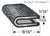 1 FT - 1/16" Black Vinyl Trim Edge Lok Camper Trailer RV Seals Lock (TS100B-6)
