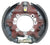 12-1/4 x 3-3/8" Dexter Pair Hydraulic Brake Backing Plate Trailer 10000 10K Axle (23-410-411)