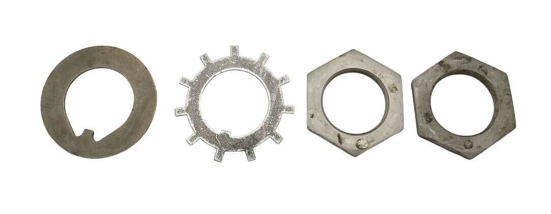 1-3/4 Trailer Spindle Washer Nut Kit 10kHD 12k 15k Round Spindle Axle 1 WHEEL - Foto 8