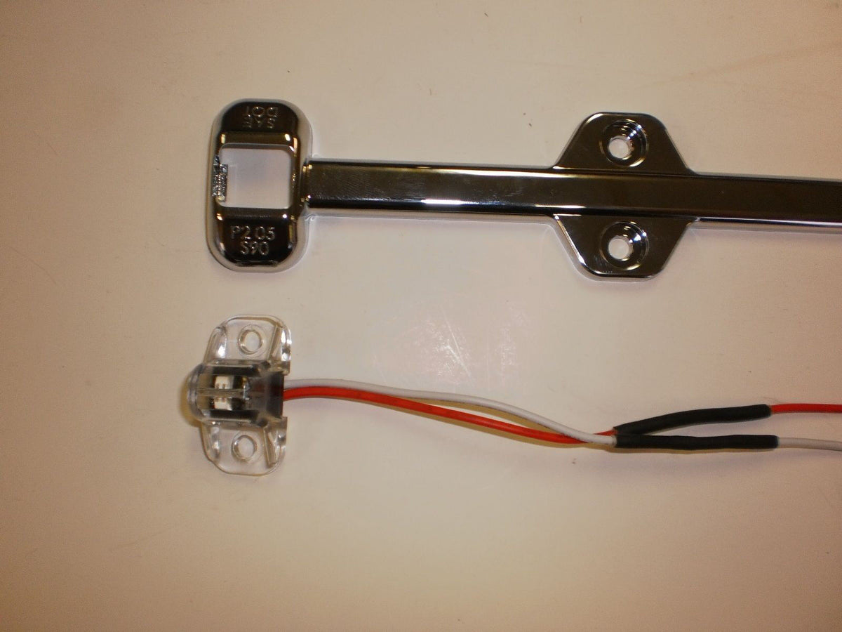 Tecniq Red/Amber Trailer fender marker light chrome LED
