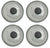 (4) Replacement Oil Caps 10KHD 12K&15K 4" threads Trailer Axle 21-36 Fits Dexter (OC-86510-16-LOTOF4)