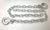 TWO - 3/8" Heavy Duty Safety Chain Forged Hook Trailer Camper RV 16,200# (HL35-LOTOF2)