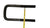 2-1/8 x 5-3/8" Square U Bolt Kit with Plates Trailer Boat Axles 1/2" 2 x 2 Tube (UBK-2000-SQ)