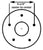 1- 5x4.5 3500# 5 Lug Brake Drum With 10" Right Hand Electric Backing Plate (94545-B-IMP-R)
